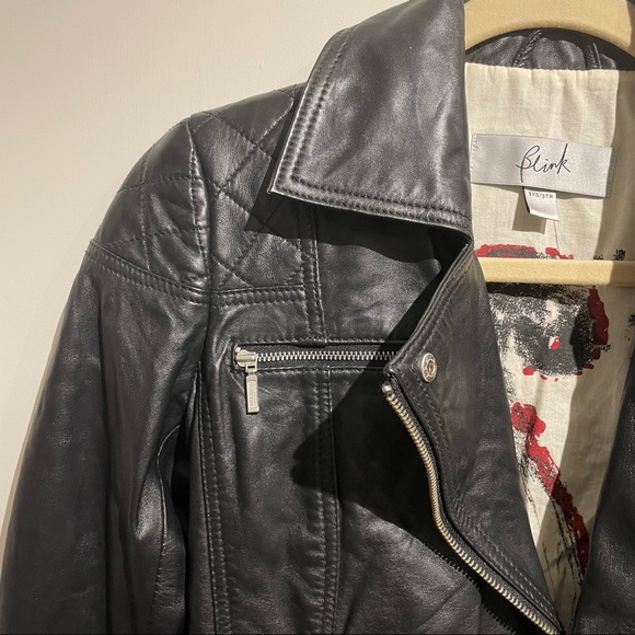 BLINK by DANIER | Leather Moto Jacket - Picture 11 of 11